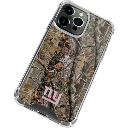 NFL New York Giants Realtree AP Camo iPhone 15 Pro Clear Case